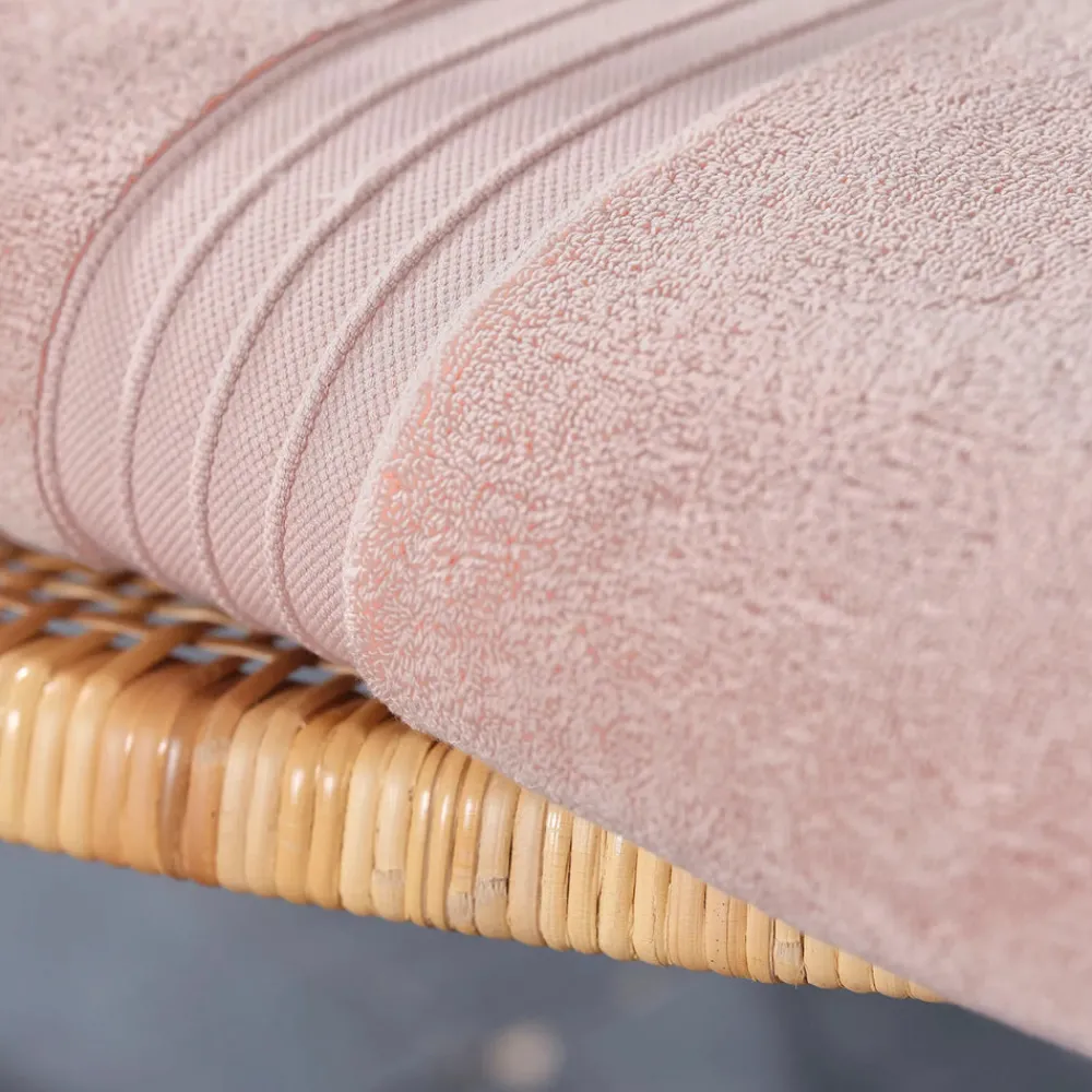 Home 100% Turkish Cotton Bath Towel, 85cmx150cm, Pink Towels