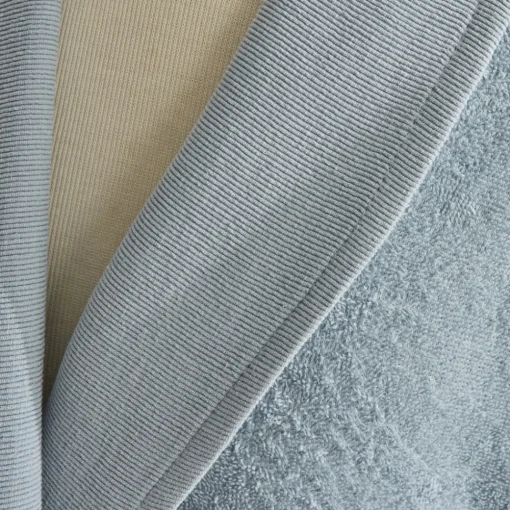 Discount Home Andy 2-Piece 100% Turkish Cotton Bathrobe Set, L/XL, Blue Bathrobes