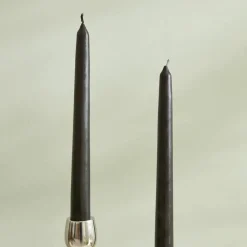 Hot Home Andy 2-Piece Candle, 24cm, Black Candles