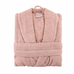 Online Home Back To Basic 100% Turkish Cotton Bathrobe, Large Xlarge, Dark Powder Bathrobes