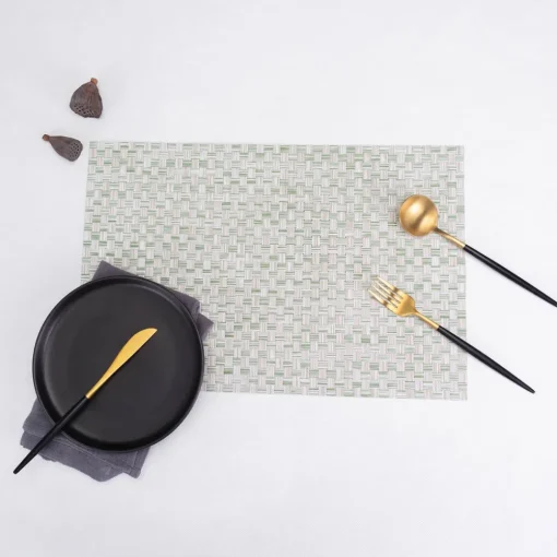 Discount Home Baldwin 2-Piece American Placemat, 30x45cm, Green Placemats