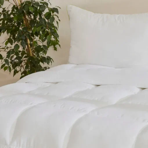 Sale Home Basic Microfiber Duvet Cover, 135x200cm, Offwhite Duvet Cover Sets