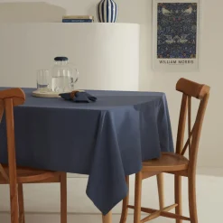 Online Home Belle Tablecloth, 140x200cm, Indigo Tablecloths