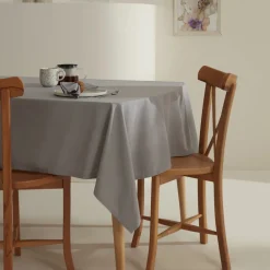 Home Belle Tablecloth, 140x200cm, Grey Tablecloths
