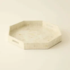 Best Carrie Decorative Tray, 37cm, White Trays