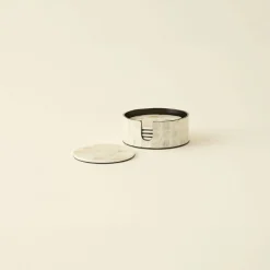 Online Carrie 6-Piece Coaster Set, White Coasters