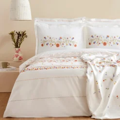 Sale Home Clarice 100% Turkish Cotton Duvet Cover Set, Double, Multi Duvet Cover Sets