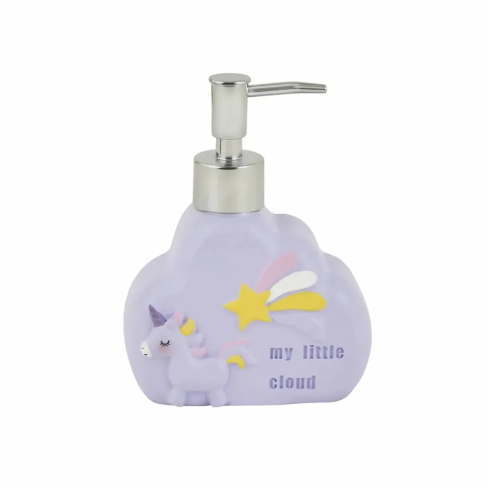 Best Home Cloud Children Liquid Soap Pump, 10cmx9cmx15cm, Purple Bath Accessories