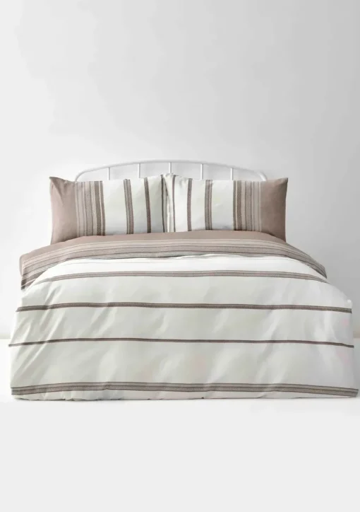 Sale Home Dobby Woven Duvet Cover Set, Double, White Duvet Cover Sets