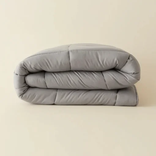 Outlet Home Double Face Duvet Cover, 155x220cm, Anthratice-Grey Duvet Cover Sets