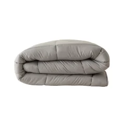 Outlet Home Double Face Duvet Cover, 155x220cm, Anthratice-Grey Duvet Cover Sets