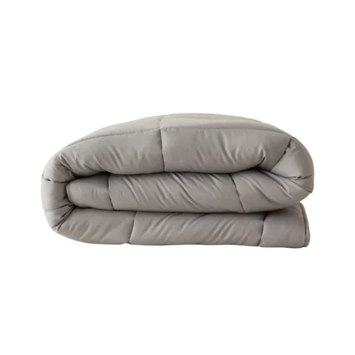 Outlet Home Double Face Duvet Cover, 155x220cm, Anthratice-Grey Duvet Cover Sets