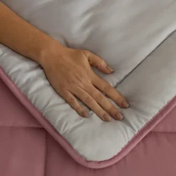Best Home Double Face Duvet Cover, 135x200cm, -Light Grey Duvet Cover Sets