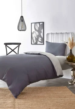 Hot Home Duvet Cover Set, Single, Light Grey Dark Grey Duvet Cover Sets
