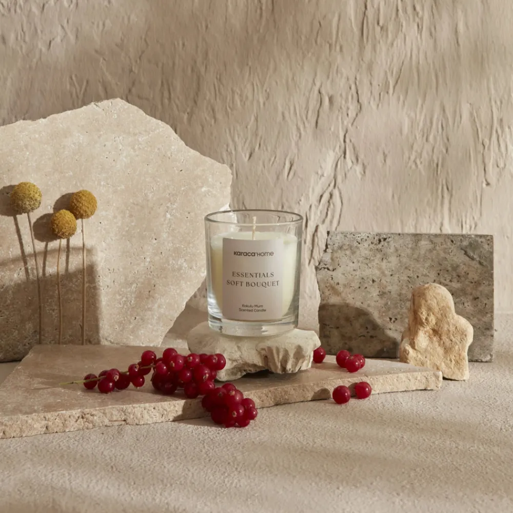 Sale Home Essentials Soft Bouquet Candle, Light Pink Candles