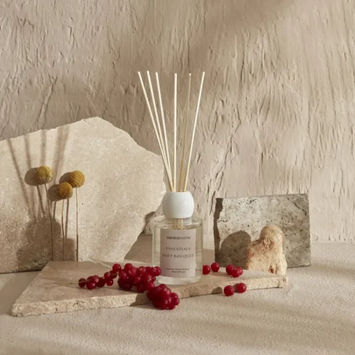 New Home Essentials Soft Bouquet Reed Diffuser, 100 ml, Light Pink Home Diffusers