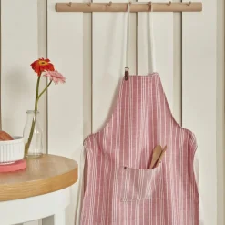 Hot Fabricia Kitchen Apron, 75x56cm, Red Apron Sets