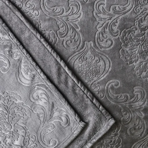 New Home Felix Blanket, 220cmx240cm, Grey Throws & Blankets
