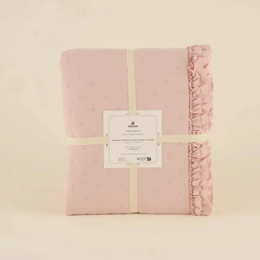 Online Home Fiona Bedspread Set, Double, Powder Pink Bedspreads