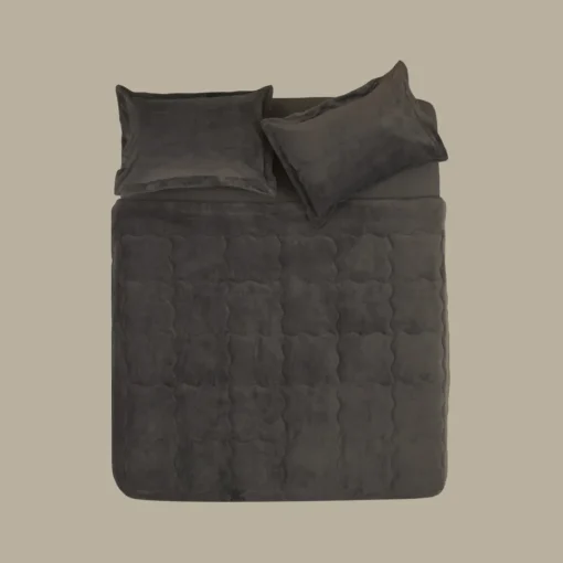 Sale Home Flufy Comfort Bedding Set, Single, Anthracite Bedding Sets