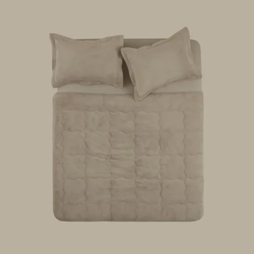 Sale Home Flufy Comfort Bedding Set, Single, Beige Bedding Sets