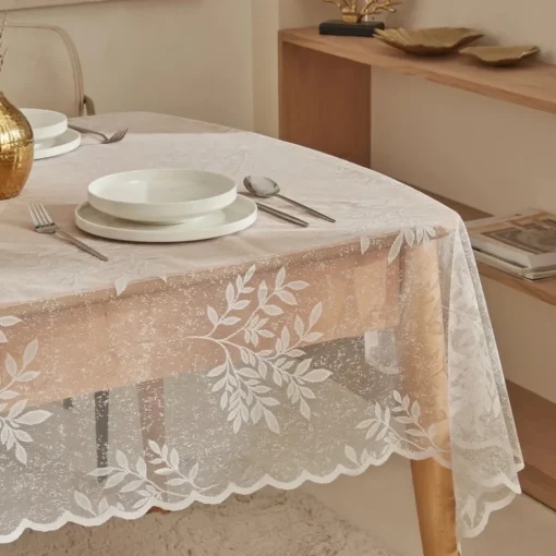 Home Hessa Tablecloth, 145x220cm, Grey Tablecloths