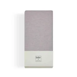 Clearance Home Jersey 100% Turkish Cotton Baby Fitted Sheet, Single, Grey Bed Sheets
