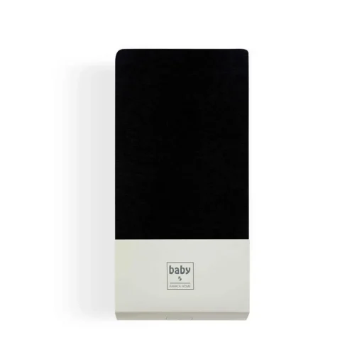 Discount Home Jersey 100% Turkish Cotton Baby Fitted Sheet, Single, Anthracite Bed Sheets
