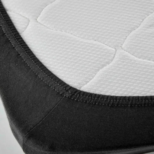 Discount Home Jersey 100% Turkish Cotton Baby Fitted Sheet, Single, Anthracite Bed Sheets