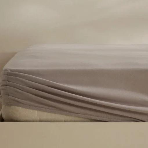 Best Home Jersey 100% Turkish Cotton Fitted Sheet, 180x200+30cm, Bed Sheets