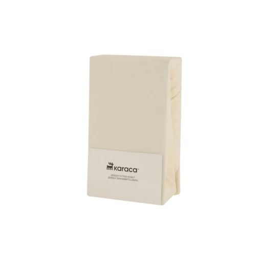 Online Home Jersey 100% Turkish Cotton Fitted Sheet, 120x200+30cm, Bed Sheets