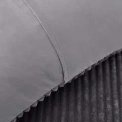 Outlet Home Joena Soft Bedspread Set, Single, Grey Bedspreads