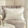 Discount Home Lalisa Filled Cushion, 35X50cm, White Cushions