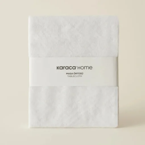 Hot Home Luana Tablecloth, 145x220cm, White Tablecloths