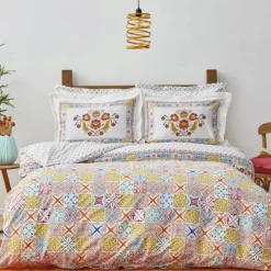 Home Lumina 100% Turkish Cotton Duvet Covet Set, Double Duvet Cover Sets