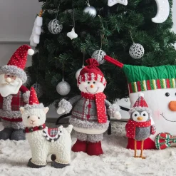 Discount Home New Year Christmas Alpaca Plush Toy Decoration, 28cm, Multi Ornaments