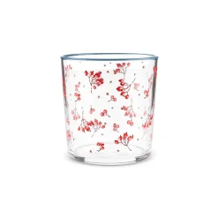 Clearance Home New Year Christmas 3-Piece Butcher's Broom Glass Tumbler Set, 380ml, Multi Tumbler Glasses