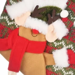 New Home New Year Christmas Santa Gift Stocking Sock Decoration, 47cm, Multi Ornaments