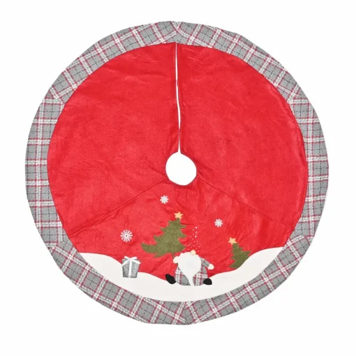Online Home New Year Christmas Tree Skirt, Multi Ornaments