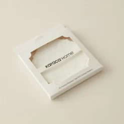 Best Home 6-Piece Cocktail Napkin, 14x14cm, White Placemats