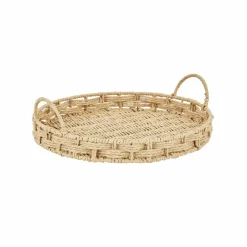 Home Rope Decorative Tray, 31cm, Beige Trays