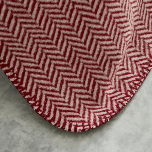 Sale Home Sandra Herringbone Pattern Blanket, 200x220cm, Double, Throws & Blankets