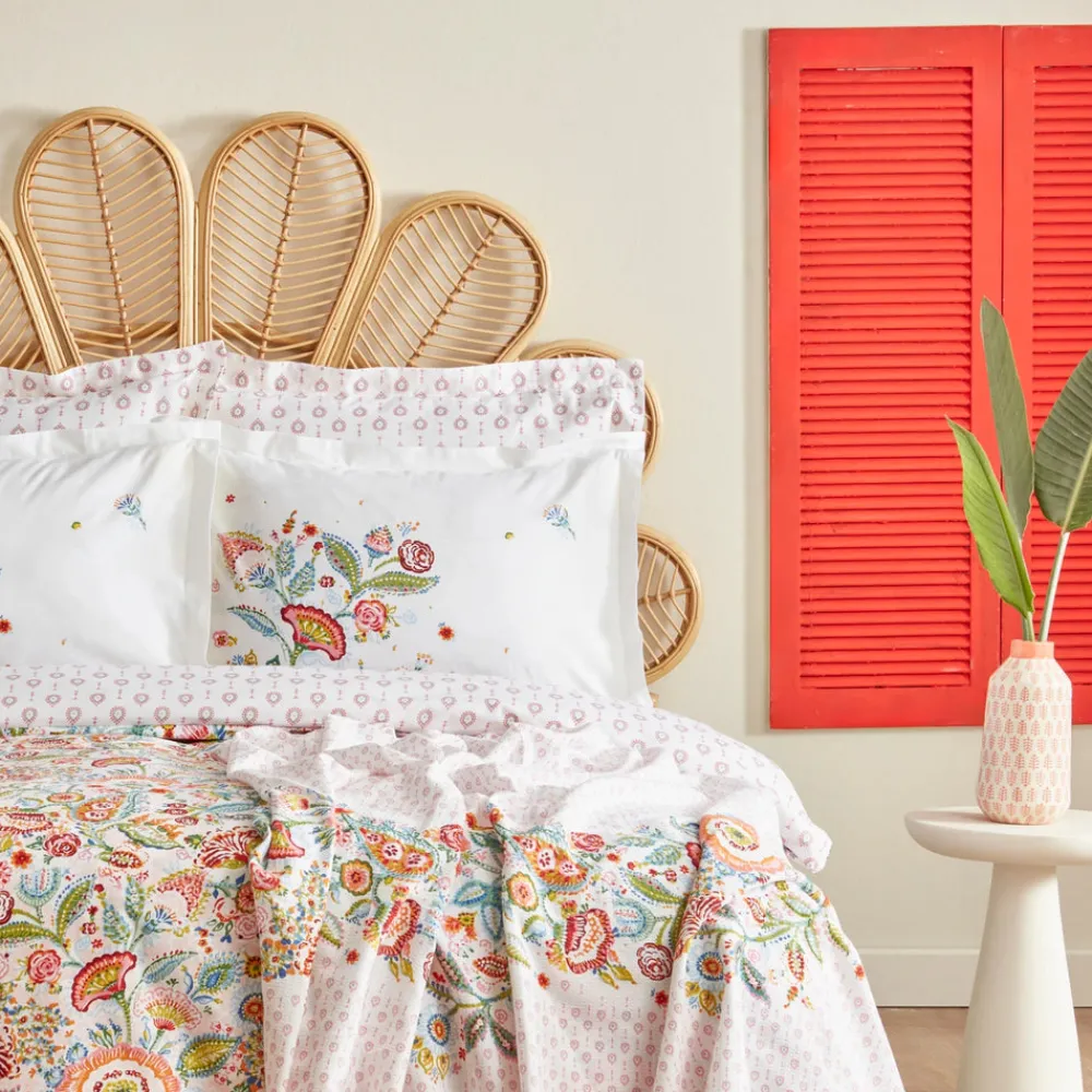 Sale Home Sarthe 100% Turkish Cotton Duvet Cover Set, Double, Multi Duvet Cover Sets