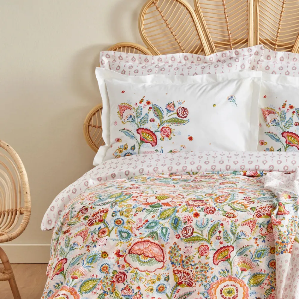 Sale Home Sarthe 100% Turkish Cotton Duvet Cover Set, Double, Multi Duvet Cover Sets