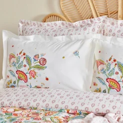 Sale Home Sarthe 100% Turkish Cotton Duvet Cover Set, Double, Multi Duvet Cover Sets