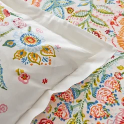 Sale Home Sarthe 100% Turkish Cotton Duvet Cover Set, Double, Multi Duvet Cover Sets