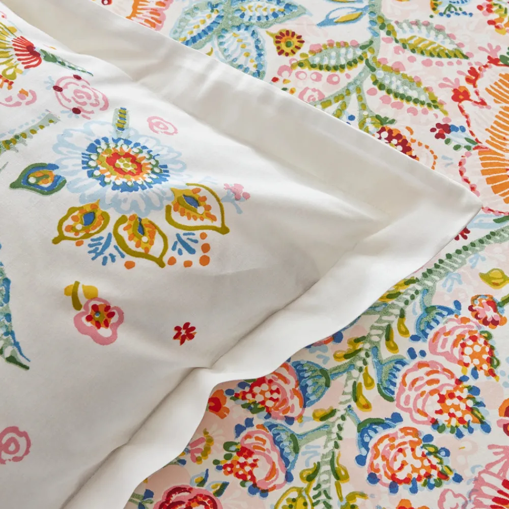 Sale Home Sarthe 100% Turkish Cotton Duvet Cover Set, Double, Multi Duvet Cover Sets