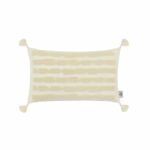 Home Sheri Filled Cushion, 31cmx50cm, Cream Cushions