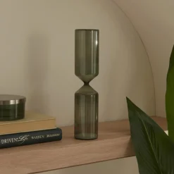 Sale Home Sphere 30 Min. Hourglass, 6x27 cm, Anthracite Ornaments