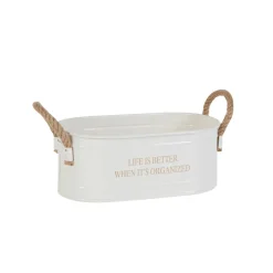 Home Sylvia Organizer, 28cm, White Home Storage
